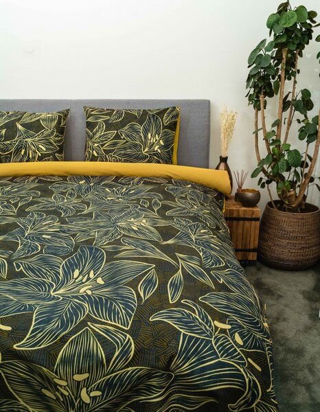 Kayori Lily - Bettwäsche - Baumwolle - Schwarz