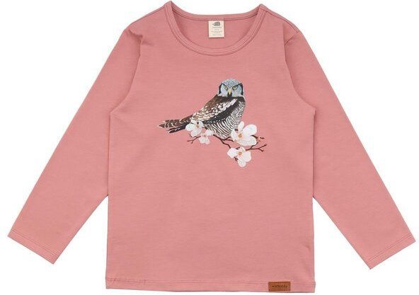 Kinder Langarmshirt GOTS zertifiziert, rosé, Bio-Baumwolle, weich – Walkiddy