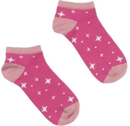 Kinder Sneaker-Socken Bio-Baumwolle Walkiddy „Space Trip“ Blau, GOTS zertifiziert, kurze Strümpfe mit Weltraum-Motiv, at...