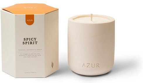 Azur Natural Bodycare Spicy Spirit Duftkerze | Natürliche Sojawachskerze