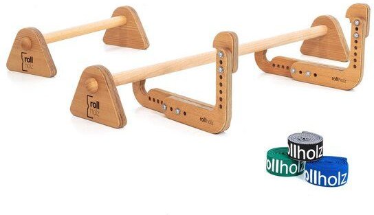 rollholz Klimmzugstange aus Holz für jeden Türrahmen