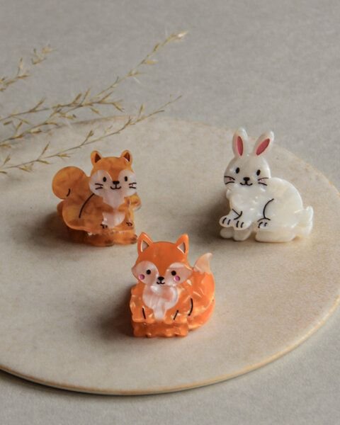 lille mus Haarklammer 'Tiere'