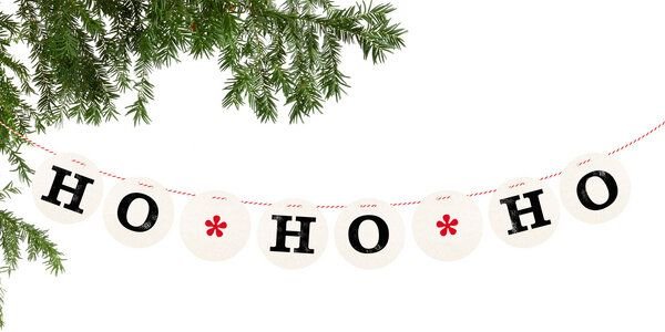 renna deluxe HO HO HO Girlande