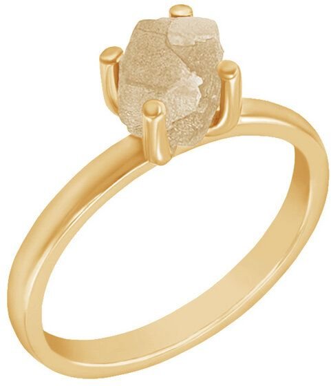 Eppi Goldring mit ungeschliffenem Diamant in Gelb Molly