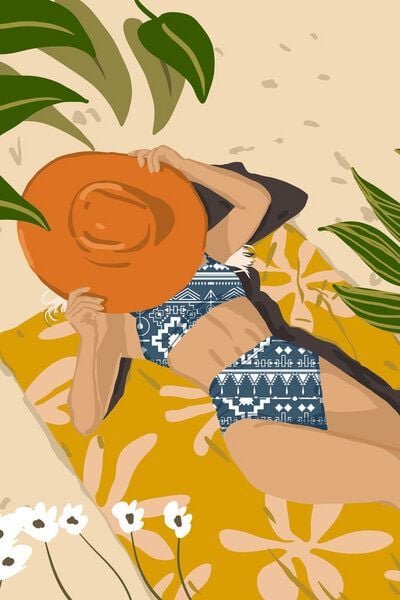 Photocircle Poster / Leinwandbild - Wherever you go, bring your own sunshine