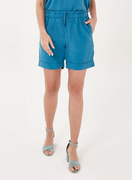 ORGANICATION Paperbag-Shorts aus TENCEL Lyocell mit Kordelzug