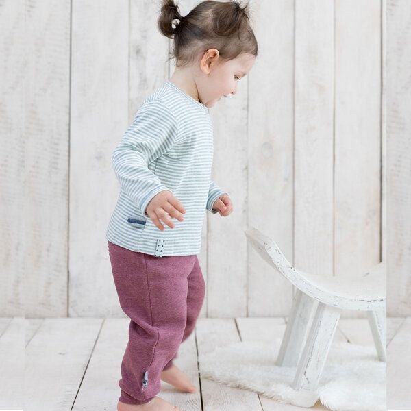 Baby Langarm T-shirt, gestreift 'OrganicEra' aus Bio Baumwolle