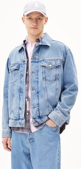 ARMEDANGELS TRAAKA Herren Jeansjacke aus recycelter Baumwolle