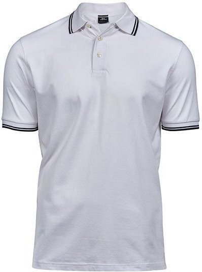 TeeJays Herren Men Stretch Polo Shirt Kurzarm Zweifarbig
