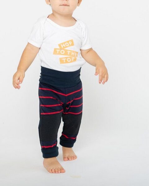 Babbily Superbequeme & langlebige Kita-Leggings - verstärkte Knie, GOTS, EU Produktion - Krabbel & Summ