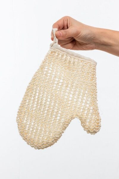 TRANQUILLO Badehandschuh SISAL NATURE (MX956)