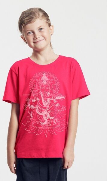 Peaces.bio - handbedruckte Biomode Bio-Kinder T-Shirt Ganesha