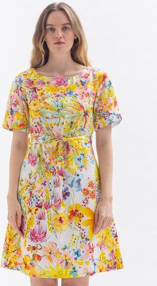 Studio Hertzberg Blumenkleid "SAA-MIRA" aus Bio Baumwolle & Lyocell