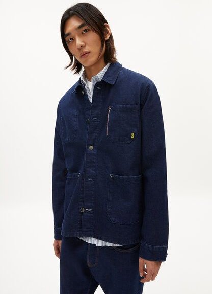 ARMEDANGELS MAARLO DEMI SELV - Herren Jeansjacke Regular Fit aus Bio-Baumwoll Mix