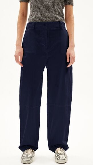 ARMEDANGELS ELJANAA - Damen Webhose Baggy Fit aus Bio-Baumwoll Mix