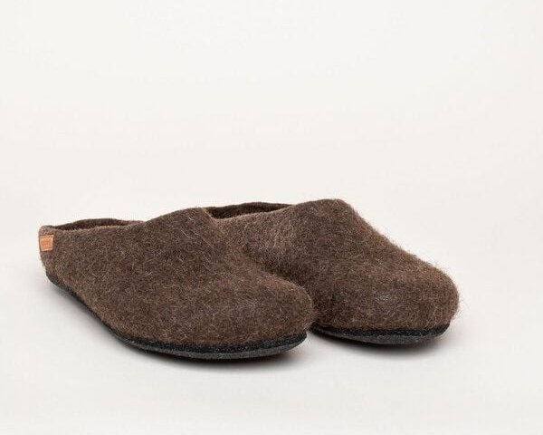 Magicfelt Filz-Hausschuh 719 aus 100% seltenen Wollen | Pantoffel für Damen & Herren mit anatomisch geformter Filz-Latex...