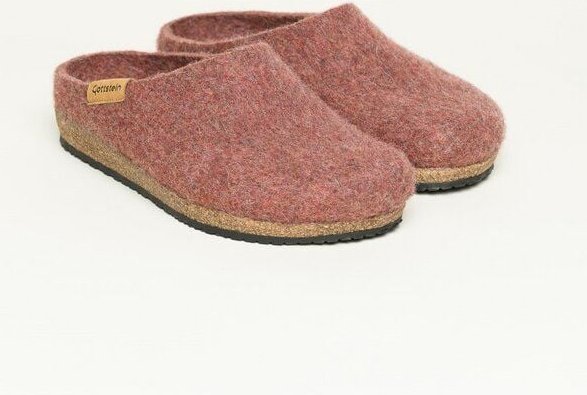 Stegmann Filzpantoffel 208 aus 100% hochwertiger Merino-Wolle - Hausschuhe für Damen & Herren - Pantoffeln mit Komfort-K...