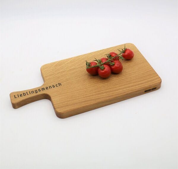 Woodkopf Schneidebrett CULINA mit Gravur