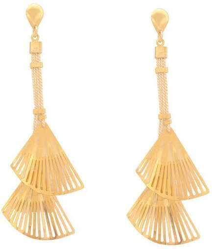 Purplee Store Ohrringe – Buriti Naturfaser / handgefertigt & dreifach 18K goldplattiert