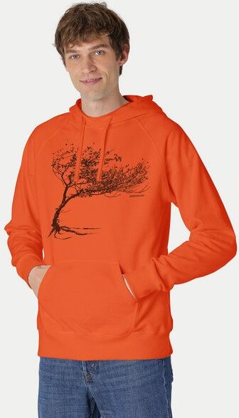 Peaces.bio - handbedruckte Biomode Bio-Herren-Kapuzensweater Windytree