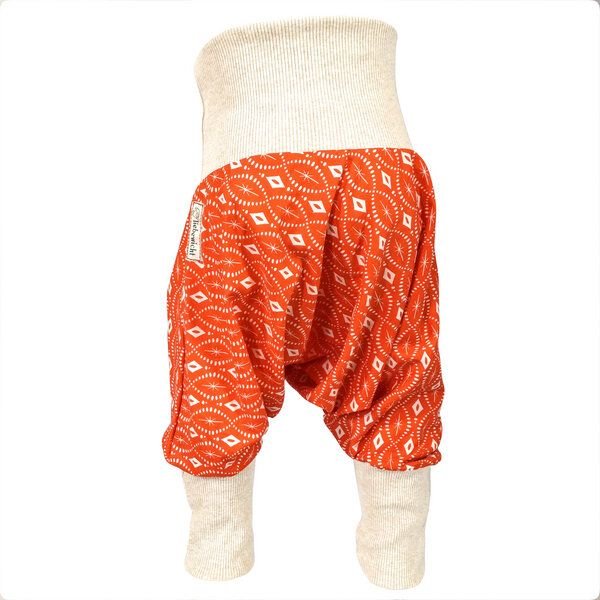 liebewicht Bio Yogahose Sarouelhose Pumphose "Oranginchen"