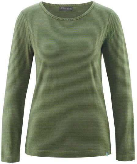 Thumbnail - HempAge Gestreiftes Langarm Shirt Hanf/Biobaumwolle