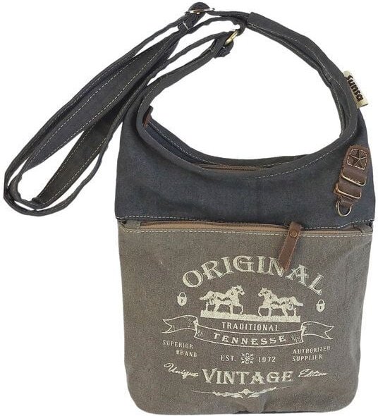 Sunsa Canvas Umhängetasche Vintage Crossbody Hobo Tasche Damen Schultertasche