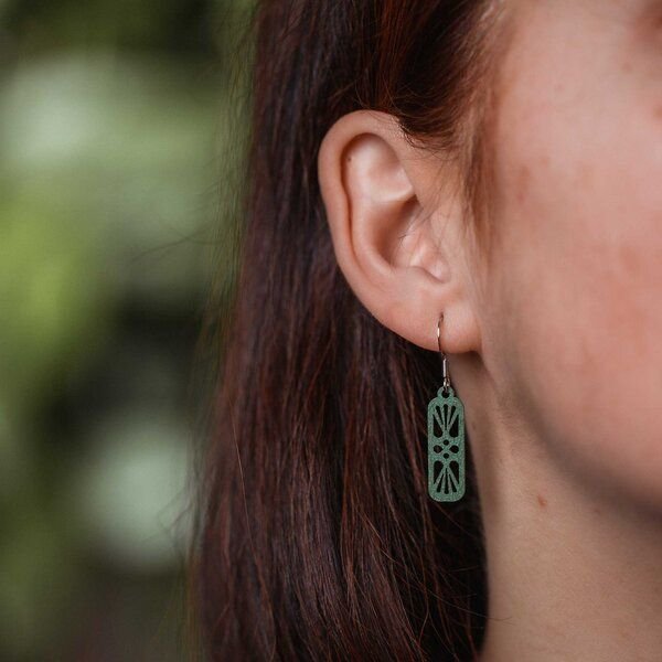 feinformart Ohrringe / Ohrhänger aus Holz - Harmony