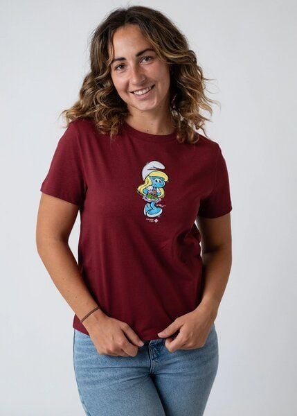 Bavarian Caps Damen T-Shirt aus Biobaumwolle - Schlumpfine