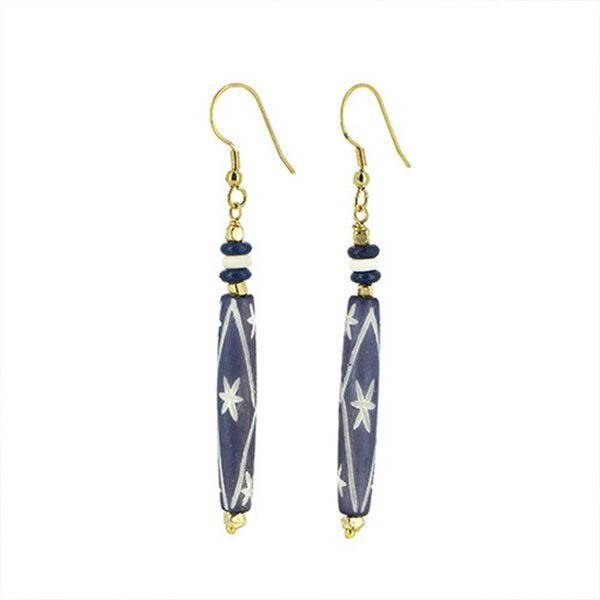 Mitienda Shop Ohrhänger aus Knochenperlen STARS