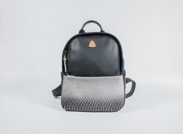 Ritagli di G Damen Leder Rucksack ALINA - 100% Made in Italy