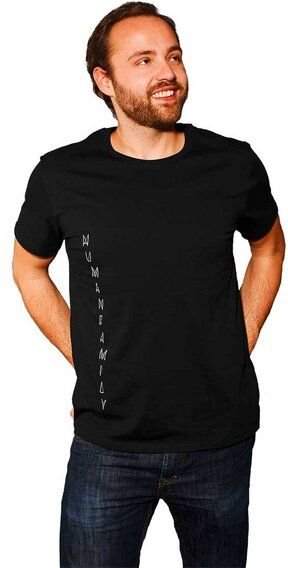 Dickeres Bio Shirt von Human Family "Join Vertikal"