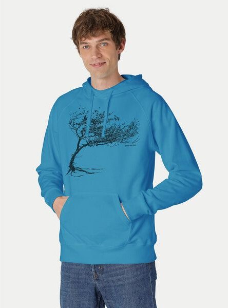 Peaces.bio - handbedruckte Biomode Bio-Herren-Kapuzensweater Windytree