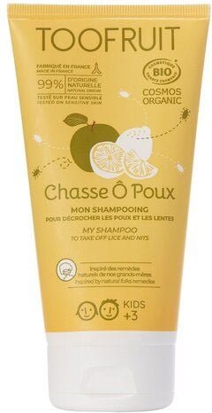 TOOFRUIT Anti-Läuse Haarshampoo Apfel-Zitrone speziell für Kinder, Inhalt: 150ml