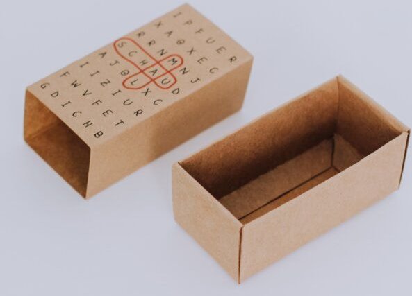 Fines Papeterie 5 kleine Schiebeschachteln für großes Geschenke-Glück