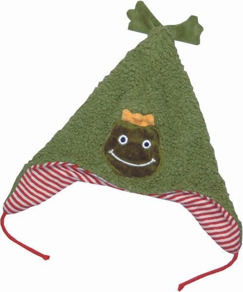 Pat und Patty Kindermütze "Frosch" ,100 % Baumwolle , Plüsch
