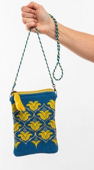 TRANQUILLO Umhängetasche in floralen Designs 20 x 14 cm