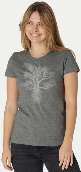 Peaces.bio - handbedruckte Biomode Damen Biobaumwoll T-Shirt Chestnut