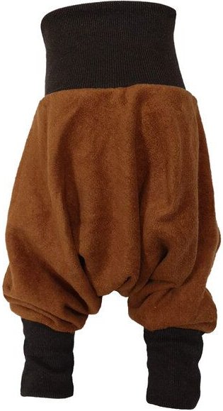 liebewicht Warme Yogahose Pumphose Bio Fleece braun