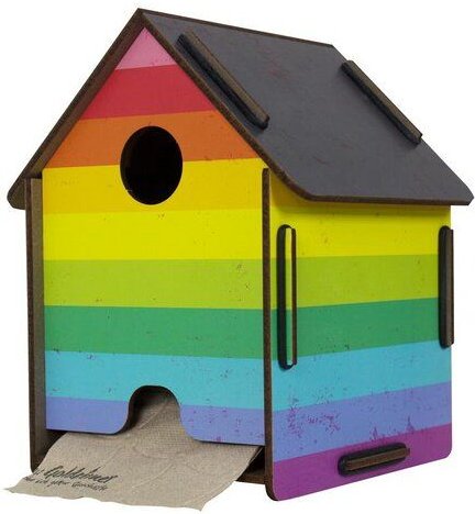 WERKHAUS Toilettenpapier-Haus WELCOME