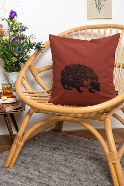 Hirschkind Bio-Kissenbezug 'Igel' 40*40 cm