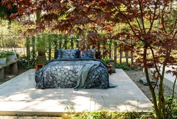 Kayori Eido - Bettwäsche - Baumwolle satin - Schwarz