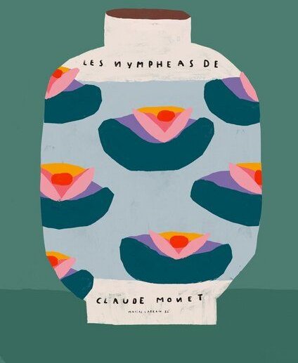 Photocircle Wandbild / Poster / Leinwand - Flower vase print