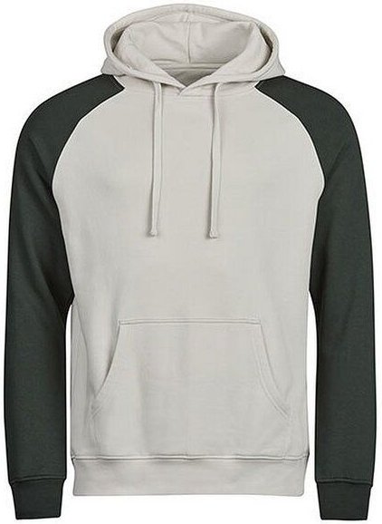 TeeJays Herren Hoodie Kapuzenpullover Sweater Two Tone Bio - Baumwolle bis 3XL Hoody
