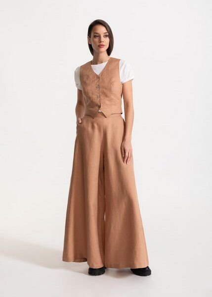 De IONESCU Die Damenhose „Palazzo“ aus 100 % Leinen