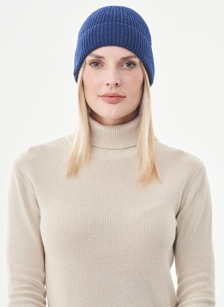 ORGANICATION Strick-Beanie aus Bio-Merinowolle und Bio-Baumwolle