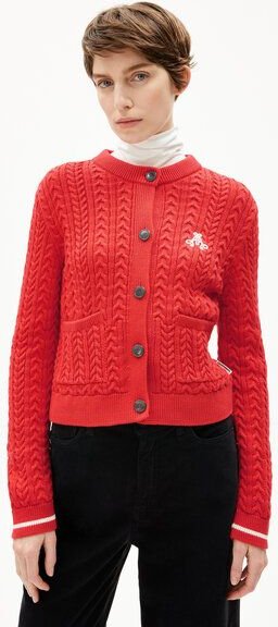 ARMEDANGELS JULIAANAS CABLE Damen Strickjacke aus Bio-Baumwolle