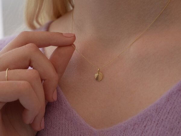 BELLYBIRD Jewellery Halskette - SONNENSCHEIN Anhänger in Silber/ Silber vergoldet