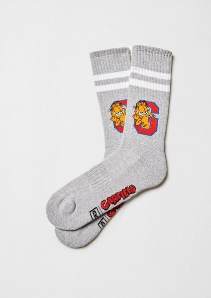 BeSocks Bio-Tennissocken in grau - Garfield