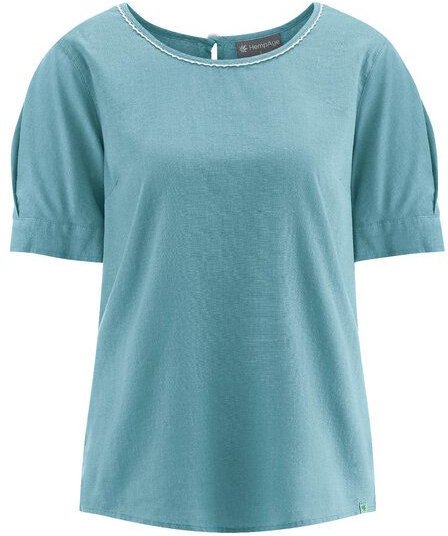 HempAge Feminine Halbarmbluse Hanf/Biobaumwolle